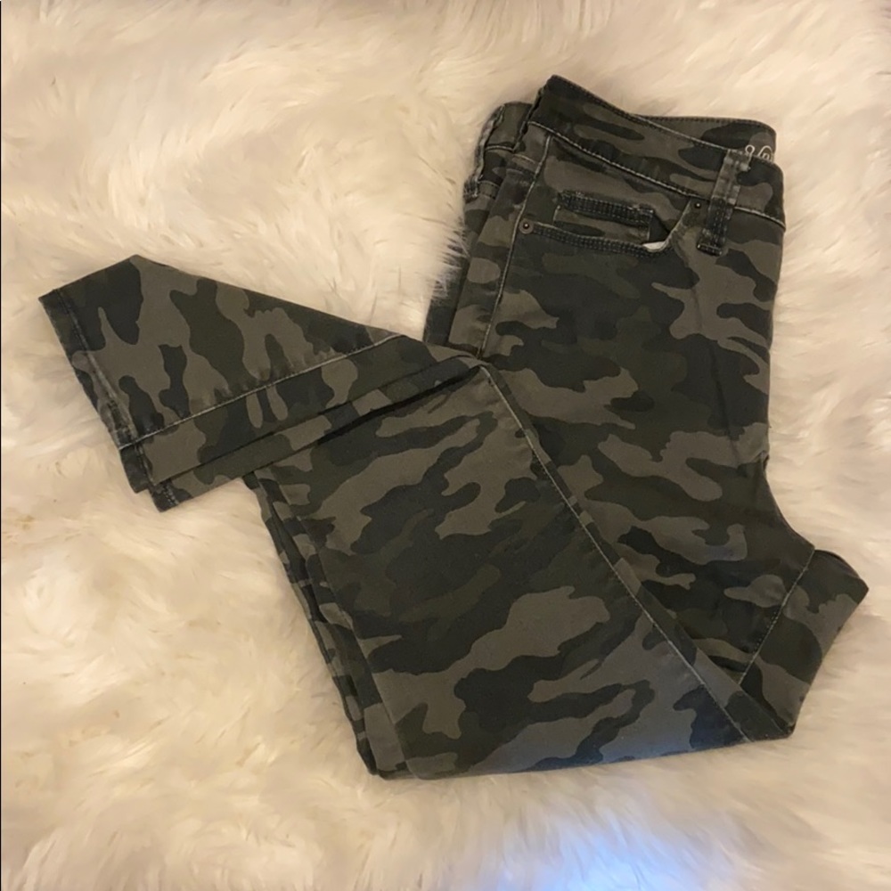 High rise skinny jeans